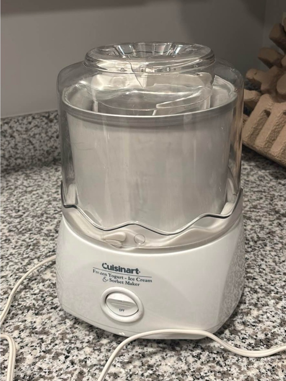 Ice Cream and sorbet maker